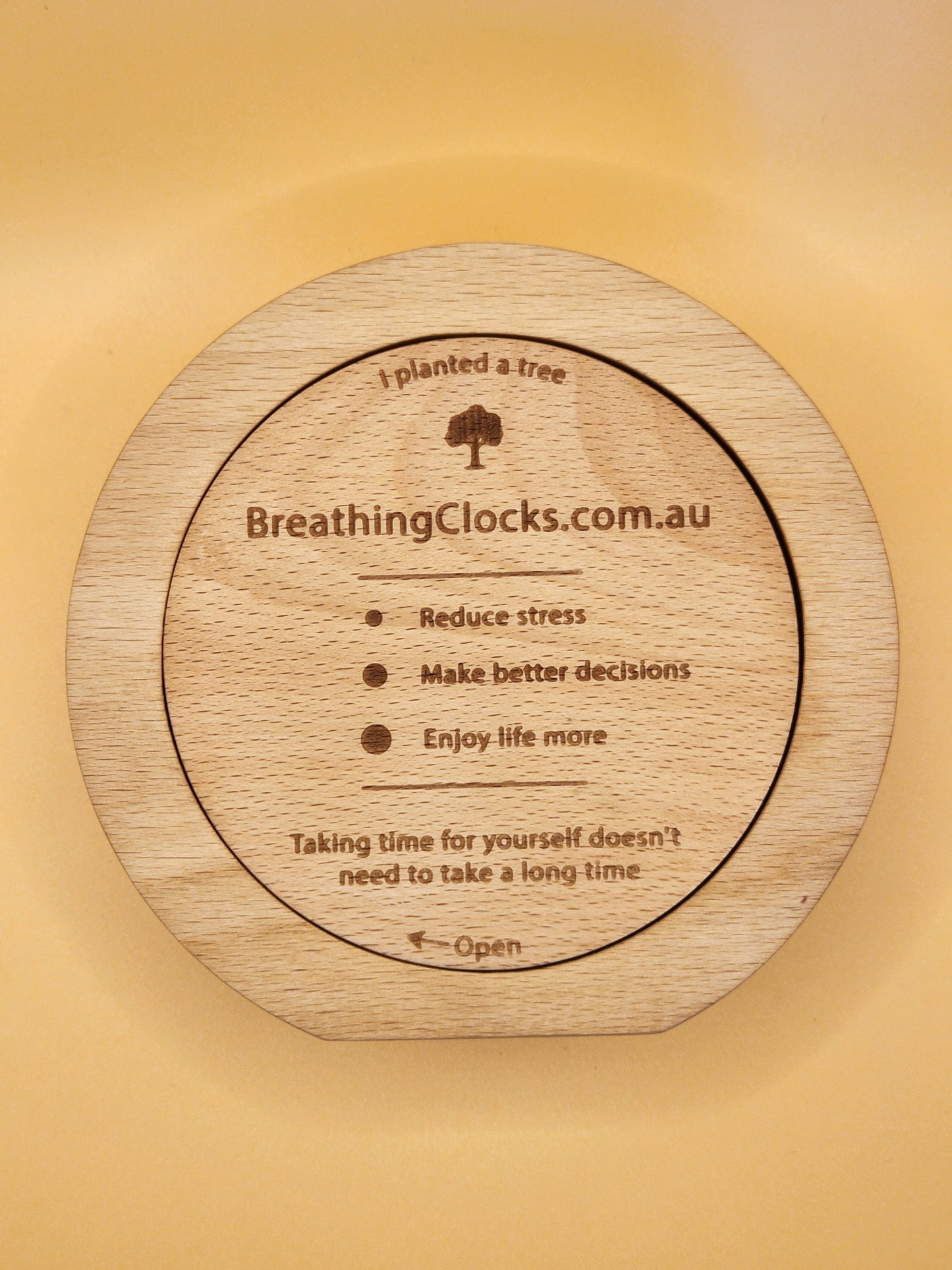 Reduce stress with Breathing Clocks. These mini meditations are a great way to stay calm at work and increase productivity. Also great for a Christmas present or new years resolution for those who want a fresh start. Use mindful breathing to manage anxiety and stay present to enjoy life more.